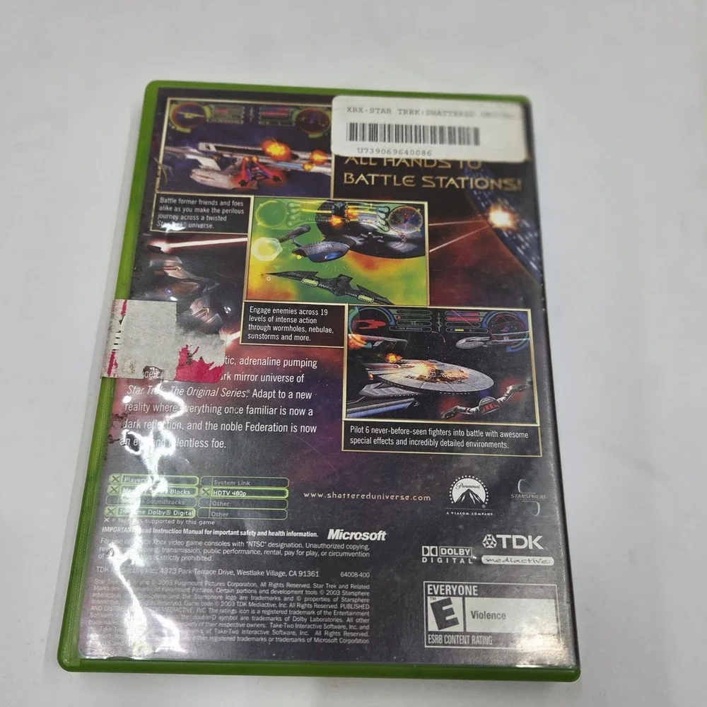 Star Trek: Shattered Universe (Microsoft Xbox, 2004)